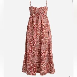 J. Crew Empire Waist Strawberry Dress